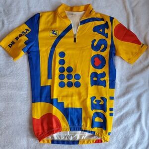 RARE VTG Giordana De Rosa Cycling Jersey Maglia Maillot  — Medium